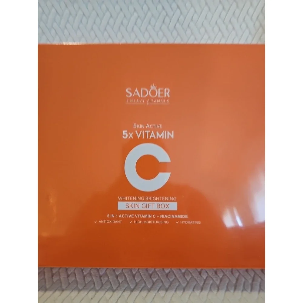 New Sadoer 5x Vitamin Sun‎ Active  Skincare 6 Pcs Set